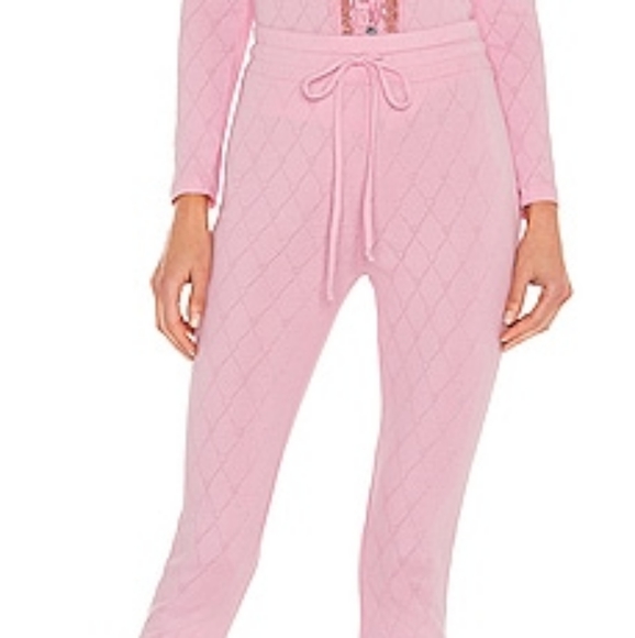 LSF Soft Pink Hearts Sweatpants - Picture 4 of 8